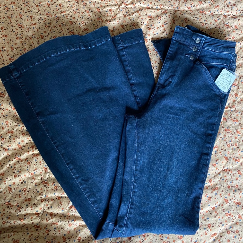Free people wide bell bottoms